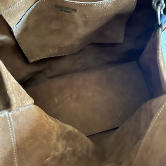 Clare vivier suede handbag - Picture 3 of 12